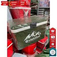 (Mới) thùng đá 38 lít giữ nhiệt 3 lớp .nhựa nguyên sinh bền đẹp chính hãng việt nhật an toàn tiện lợi