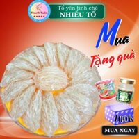 [Mới] tổ yến tinh chế nhiều tổ, yến sào Nha Trang cao cấp, mua tặng kèm táo đỏ, đường phèn, 1 hũ yến chưng+1 hộp súp tổ