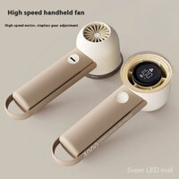 Mới tốc độ cao tuabin cầm tay quạt cắm trại bạo lực ngoài trời gió mạnh bé xe tay ga mini màn hình kỹ thuật số khung quạt