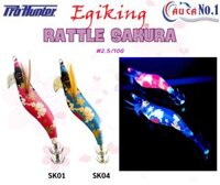 MỒI TÔM GIẢ CÂU MỰC PROHUNTER EGI KING RATTLE SK SAKURA #2.5/10G - TÔM CÓ BI