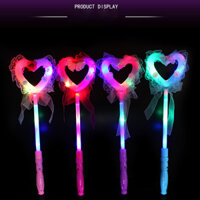 [Mới] Trái Tim Phát Sáng Mới Lạ Nhiều Màu Dính Trẻ Em Nhấp Nháy Đèn Led Scepter Đồ Chơi Bé Gái Công Chúa Cây Đũa Phép Ngày Lễ Đồ Chơi Tiệc Quà Tặng Sinh Nhật