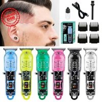Mới Trong Suốt Tóc Hiển Thị Điện Tông Đơ Cắt Tóc Nam Điện Máy Cạo Râu Tông Đơ Dành Cho Nam J3q8