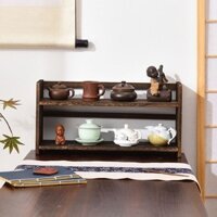 Mới Trung Quốc Để Bàn Cốc Để Bàn Bàn Nhỏ Kệ Cổ Gỗ Chắc Chắn Ấm Trà Bộ Đồ Trà Bình Trà Giá Để Đồ