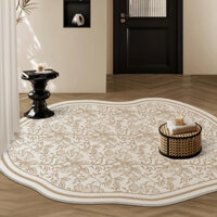 Mới Trung Quốc Retro Phòng Khách Thảm Cao Cấp Ánh Sáng Sang Trọng Hình Đặc Biệt Không Đều Phòng Ngủ Đầu Giường Thảm Lót Sàn