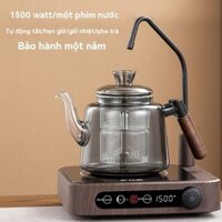 Mới tự động bơm điện gốm lò nấu nước Walnut đầy đủ thủy tinh công suất lớn hấp ấm trà