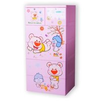 mới Tủ nhựa Việt Nhật Lucky (5 tầng - 6 ngăn)