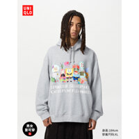 Mới Uniqlo Nam Nữ SpongeBob SquarePants In Hình Áo Len Có Mũ Trùm Đầu Dài Tay Áo