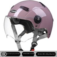 (Mới về) 3C chứng nhận chất lượng cao ABS Mũ bảo hiểm Harley xe điện unisex xe máy mũ bảo hiểm nửa