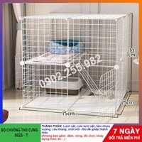 [MỚI VỀ ] CHUỒNG MÈO LẮP GHÉP 2 TẦNG SIÊU ĐẸP, NHIỀU MÀU LỰA CHỌN  MS 0023