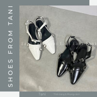 [Mới về full size] TG24003 Giày nữ giày búp bê đế bệt mũi nhọn cá tính hàng đẹp Tani