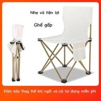 (Mới về) Ghế xếp ngoài trời, ghế di động, ghế câu cá cao cấp, ghế phác thảo nghệ thuật, thiết bị cắ