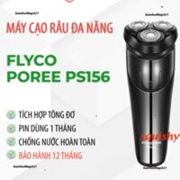 (mới về) Máy cạo râu đa chức năng hàng hiệu Flyco Poree PS156 tích tụ HTC... cạo và tông đơ cắt tỉa tóc mai, chống nước