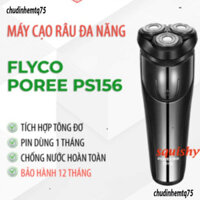 (mới về) Máy cạo râu đa zi năng hàng hiệu Flyco Poree PS156 tụ hợp HTC... cạo và tông đơ cắt tỉa tóc mai, chống nước