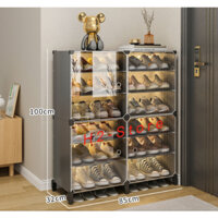 [MỚI VỀ] - TỦ NHỰA ĐỂ GIÀY DÉP KIỂU MỚI 12 Ô (chia ô) ĐỂ ĐƯỢC 24 ĐÔI GIÀY.