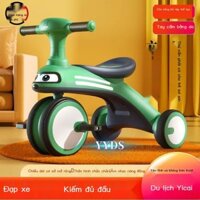 (Mới về) Xe ba bánh trẻ em, xe đạp trẻ em 2-6 tuổi, đèn nhạc phổ thông, đường trơn, xe ba bánh Pete