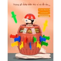 (Mới về)Douyin net đỏ đồ chơi cướp biển thùng chú kiếm thùng dao cặp đôi tương tác vui giải nén trò chơi hiện vật