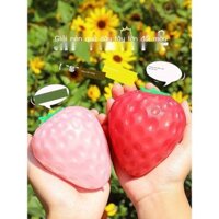 (Mới về)Sáng Tạo Ánh Sáng Gặp Sự Đổi Màu Dâu Tây Lớn Kẹp Âm Nhạc Mô Phỏng Lỗ Thông Hơi Giải Nén Bón