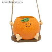 Mới Xoay Mặt Chậu Trồng Cây Treo Đu Cười Trồng Cây Dễ Thương Cho Trong Nhà Và s er NUCE