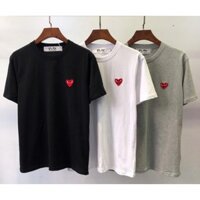 Mới Áo Thun play comme des garcons CDG Tay Ngắn Hoạ Tiết Lính Cho Nam Và Nữ