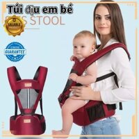 [mới]Địu em bé 0-36 tháng, đa chức năng 4 tư thế (có ghế chống gù cho bé)