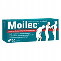 Moilec thuốc điều trị đau lưng khớp meloxikam 20 viên
