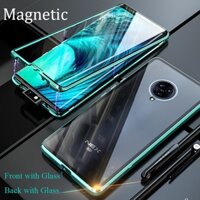 ⭐Mới⭐Ốp Điện Thoại Kính Cường Lực Hai Mặt Bảo Vệ 360 Độ Từ Tính Cho VIVO S6 NEX3 X21 VIVO X21