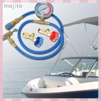 [Mojito.vn] Bộ sạc tủ lạnh R134A kèm đồng hồ đo áp suất Phụ kiện ô tô bằng đồng
