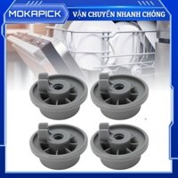 Mokapick Bánh xe giá thấp hơn bánh xe chắc chắn và an toàn con lăn Dishinger dễ dàng lắp đặt di chuyển linh hoạt 4PCS 165314 cho NEFF