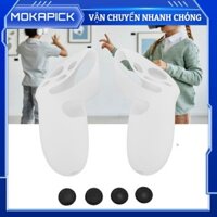 Mokapick Grips Cover Bộ điều khiển VR Silicone cầm nắm thoải mái chính xác có cần điều khiển cho Quest 3