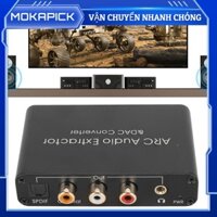 Mokapick HD Audio Extractor hỗ trợ 192kHz USB đầu ra âm thanh ARC SOUND DIGNOG Chuyển đổi tương tự với cổng tai nghe SPDIF quang học thủ công
