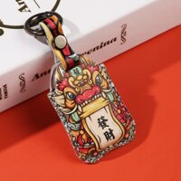 [Mol Shop] Hộp đựng chìa khóa ô tô hoạt hình Thích hợp cho vỏ chìa khóa thông minh Honda Da thật Handmade Hộp đựng chìa khóa thời trang Quà tặng