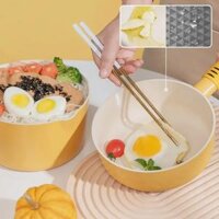 MOLES【Miễn phí vận chuyển】NEOFLAM nồi thực phẩm bổ sung thỏ hổ hoạt hình, Nồi chiên không dính, cốc đựng sữa gốm em bé, nồi phẳng tuyết mì ăn liền gia đình