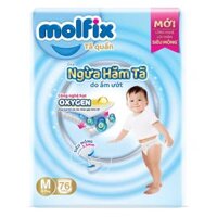 Molfix tã quần Oxygen size M 76 Ultra