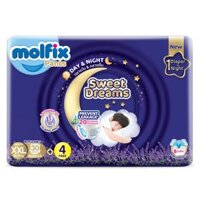 Molfix tã quần Sweet Dreams size XXL (30+4) Jumbo