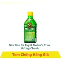 MOLLER'S TRAN, NATURELL DẦU GAN CÁ TUYẾT HƯƠNG TỰ NHIÊN sản phẩm chính hãng