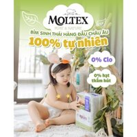 MOLTEX Tã quần sinh thái -Bỉm quần sơ sinh cho bé- Bỉm Organic Cao Cấp, mềm mại, khô thoáng cho bé,Tã Bỉm trẻ em