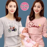 Mom & Kids Áo sơ mi cho con bú có sẵn, Váy cho con bú, Váy cho con bú, Váy cho con bú Muslimah, Áo ngực điều dưỡng cho con bú