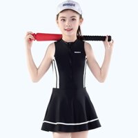 MOMASONG Bộ Đồ Bơi Liền Thân Thiết Kế Mới Xinh Xắn Thời Trang Dành Cho Bé Gái Từ 8-16 Tuổi Đồ bơi trẻ em gái Váy Bơi Nữ