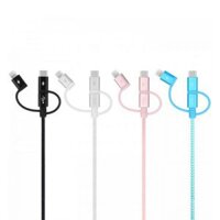 Momax One Link 3-in-1 Fast Charge Sync USB Cable 1M