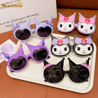 Momchoose Kính Mát Trẻ Em Hoạt Hình Kuromi Dễ Thương Cho Bé Silicone Kính Thời Trang Bé Gái Công Chúa Đồ Chơi Che Nắng Kính Mát