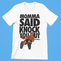 Momma Said Knock You Out Ll Cool J X Mike Tyson Punch Out Áo thun pha trộn cao cấp