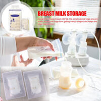 Mommies Acrylic Sữa Mẹ Tủ Đông Lưu Trữ Đàn Hồi Sắp Xếp Trong Suốt Nhựa Phẳng Sữa Mẹ Hộp Bảo Quản Tiết Kiệm Không Gian saixit2vn