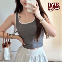 Momo Liền Mạch Mềm Top Gợi Cảm Chống Đẩy Áo Ngực Nữ Không Khung Quần Lót Thoáng Khí