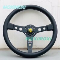 Momo Vô Lăng Da Cao Cấp 14 inch Kèm logo momo