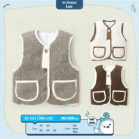 MOMPA Áo Gile Lông Cừu Siêu Ấm Cho Bé