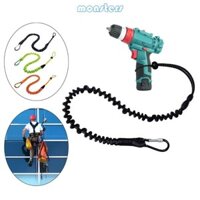Mon 2 Chiếc Bungee Tether Tool Dây Có Khóa Vít Carabiner Dây Chống Rơi