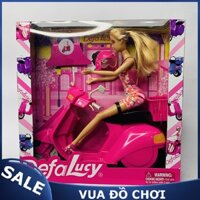 Món Đồ Chơi Búp Bê Defa Lucy Và Xe Máy F0080 - Quà Tặng Ý Nghĩa Cho Bé