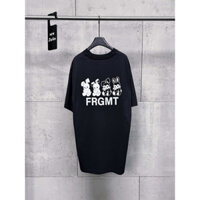 Mon * er 's Fujiwara Hiroshi Đồng thương hiệu Áo thun ngắn tay in hình giới hạn