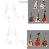 Mon L-Frame Acrylic Guitar Đứng Kệ Trưng Bày Đàn Ukulele Dây Giá Đỡ Nhạc Cụ