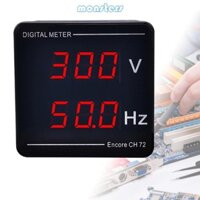Mon Nâng Cấp Điện Áp Đồng Hồ Đo Tần Số Vôn Kế Màn Hình LED AC50-500V 10-99 9HZ